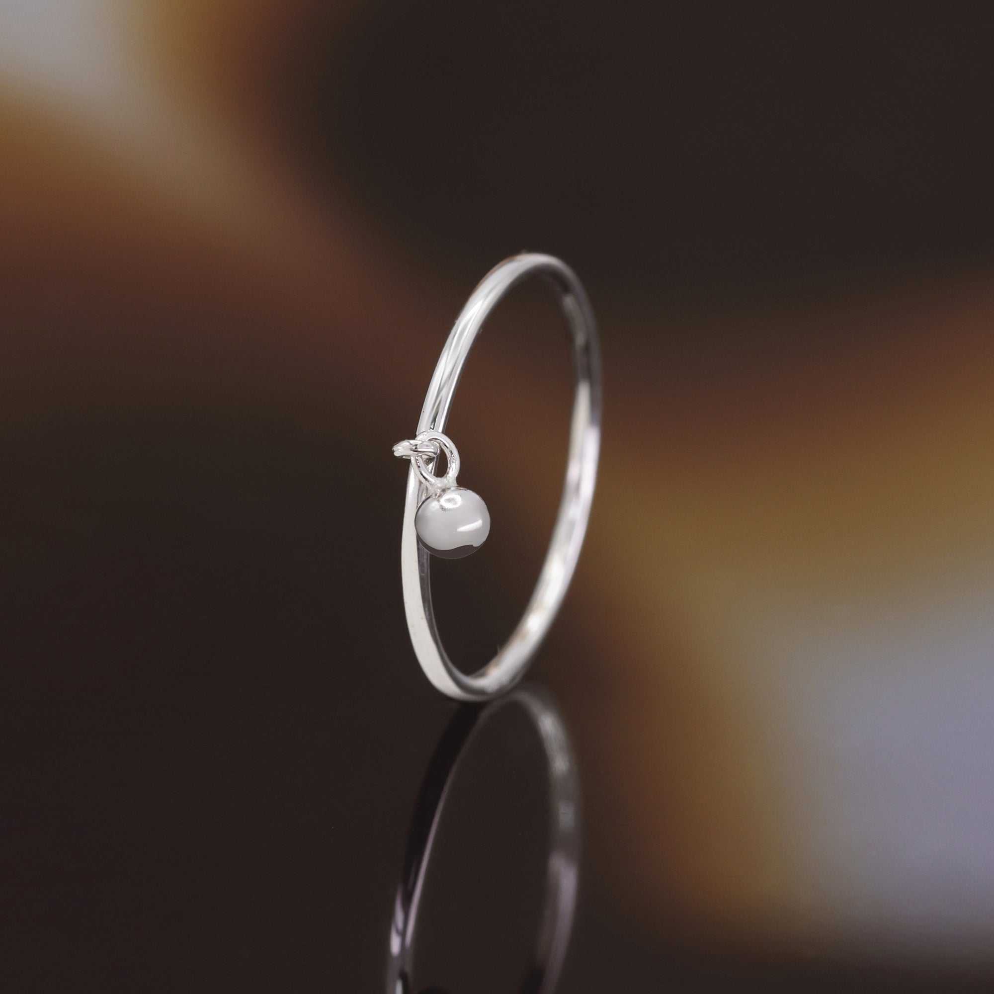 Bague "Grima" Or Blanc 375/1000