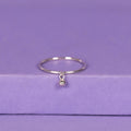 Bague "Grima" - Or Blanc 375/1000