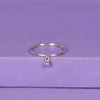 Bague "Grima" - Or Blanc 375/1000