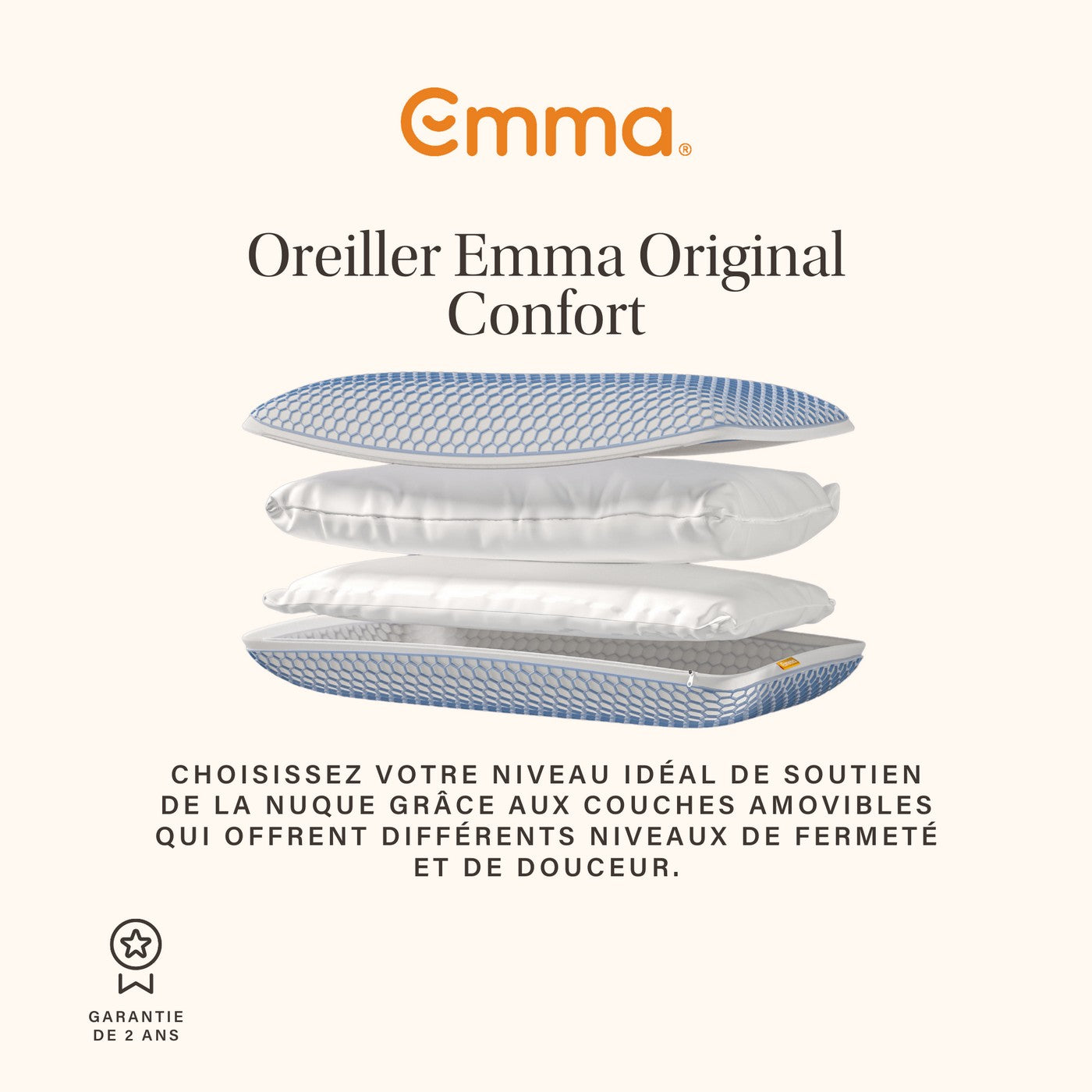 Oreiller Orignal Confort Elite