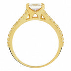 Bague "La Merveilleuse" - Or Jaune 375/1000 Et Zirconium