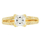 Bague "La Merveilleuse" - Or Jaune 375/1000 Et Zirconium