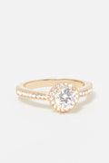 Bague "Harmonie" - Or Jaune 375/1000 Et Zirconium