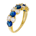 Bague "Océan" Or Jaune 375/1000