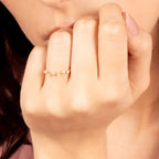 Bague "Fil Amoureux" - Or Jaune 375/1000