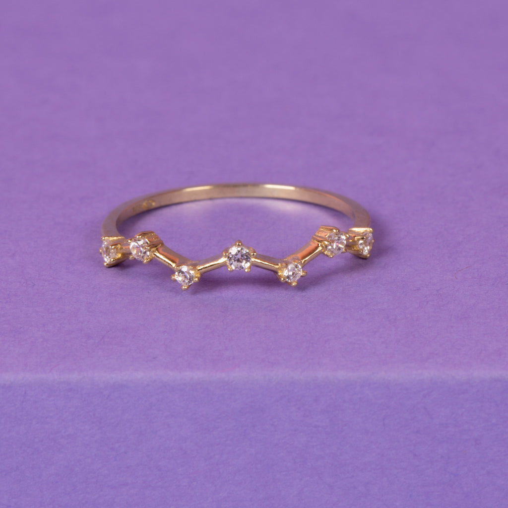 Bague "Fil Amoureux" - Or Jaune 375/1000
