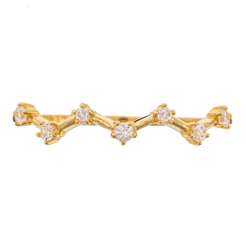 Bague "Fil Amoureux" - Or Jaune 375/1000