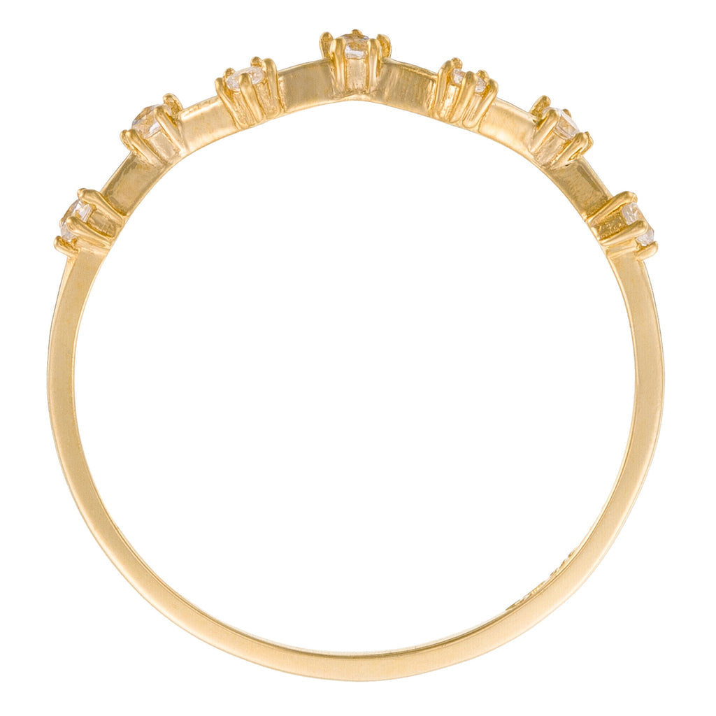 Bague "Fil Amoureux" - Or Jaune 375/1000