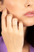 Bague "Fil Amoureux" - Or Jaune 375/1000