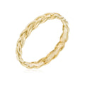 Bague Torsadée Or Jaune 375/1000