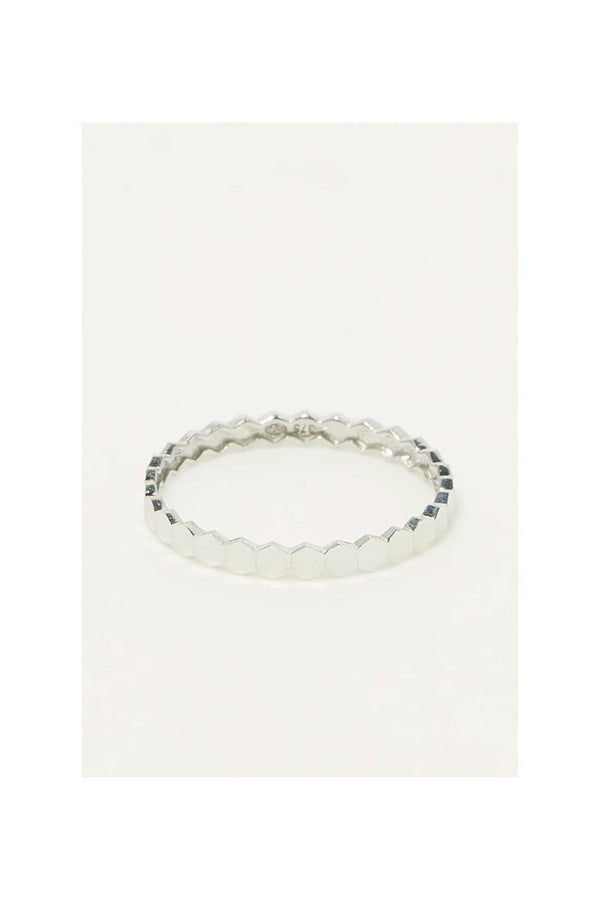 Bague "Fiancée" Or Blanc 375/1000