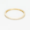 Bague "Hélios" - Or Jaune 375/1000 Et Zircon