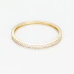 Bague "Hélios" - Or Jaune 375/1000 Et Zircon