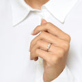 Bague "Laurence" - Or Jaune 375/1000 Et Zirconium