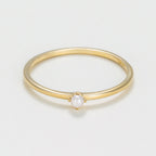 Bague Or Jaune 375/1000 Et Perles