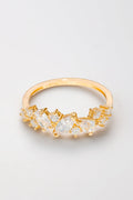Bague "Nola" - Or Jaune 375/1000 Et Zirconium