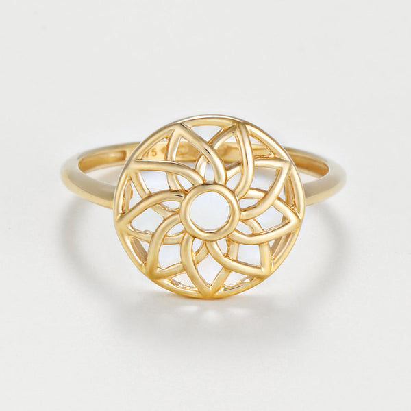 Bague "Varenna "Or Jaune 375/1000