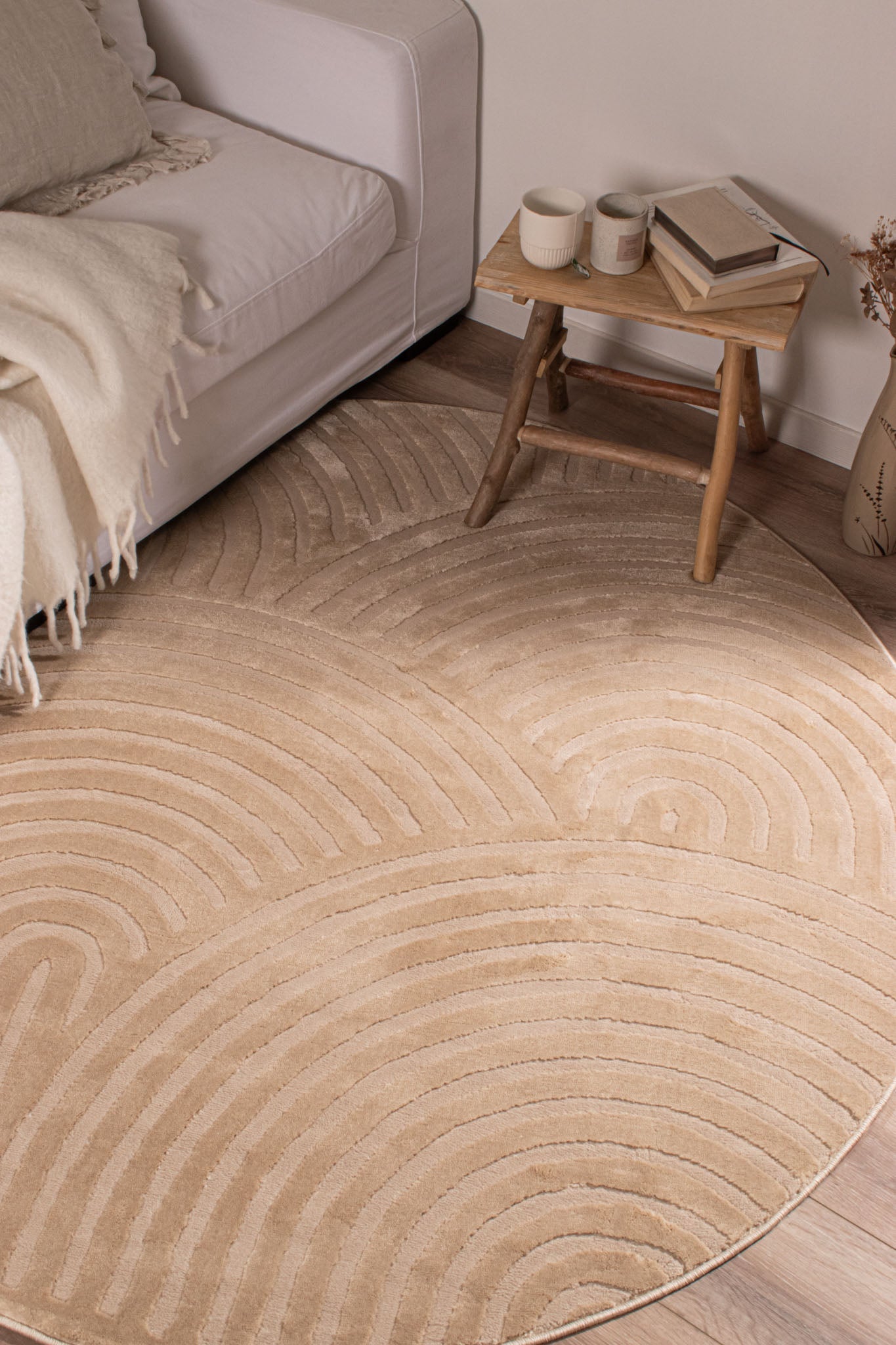 Bianca - Tapis D'Intérieur - Polypropylène - Beige