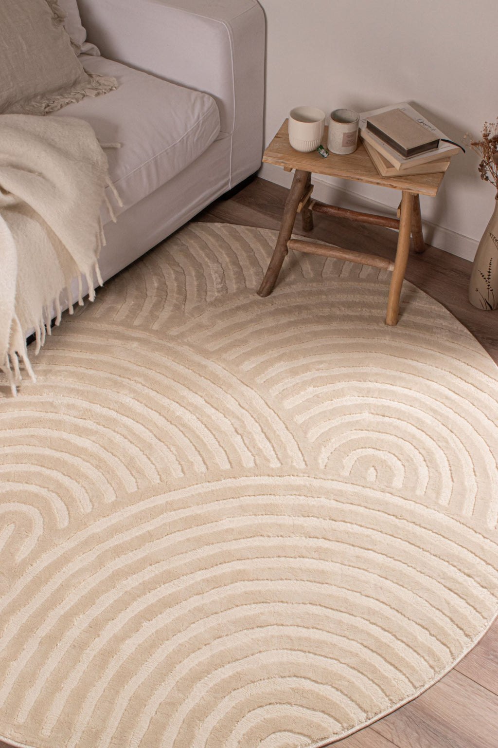 Bianca - Tapis D'Intérieur - Polypropylène - Creme