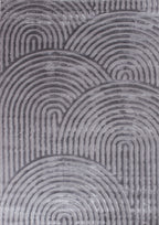 Tapis Bianca 157 - Motif Graphique - Gris - Intérieur