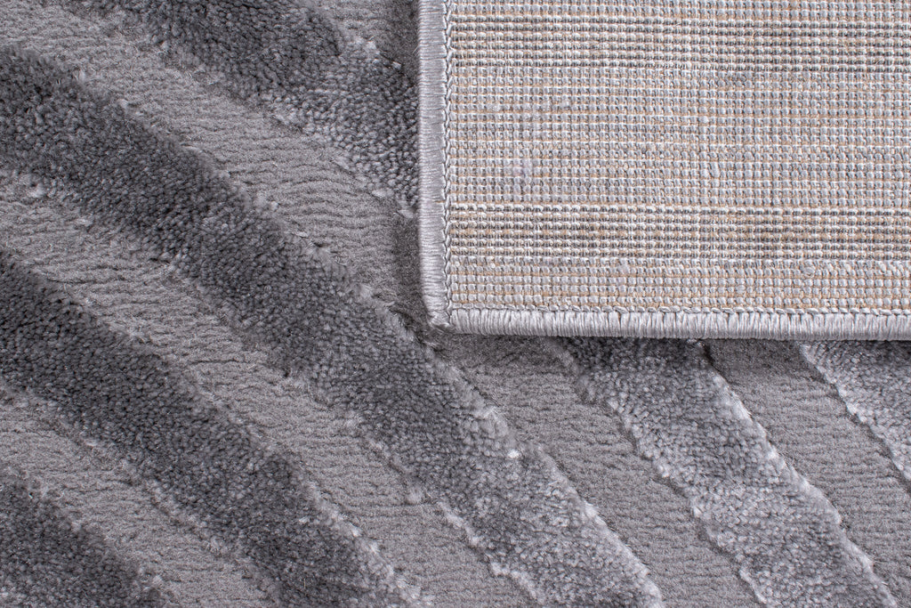 Tapis Bianca 157 - Motif Graphique - Gris - Intérieur