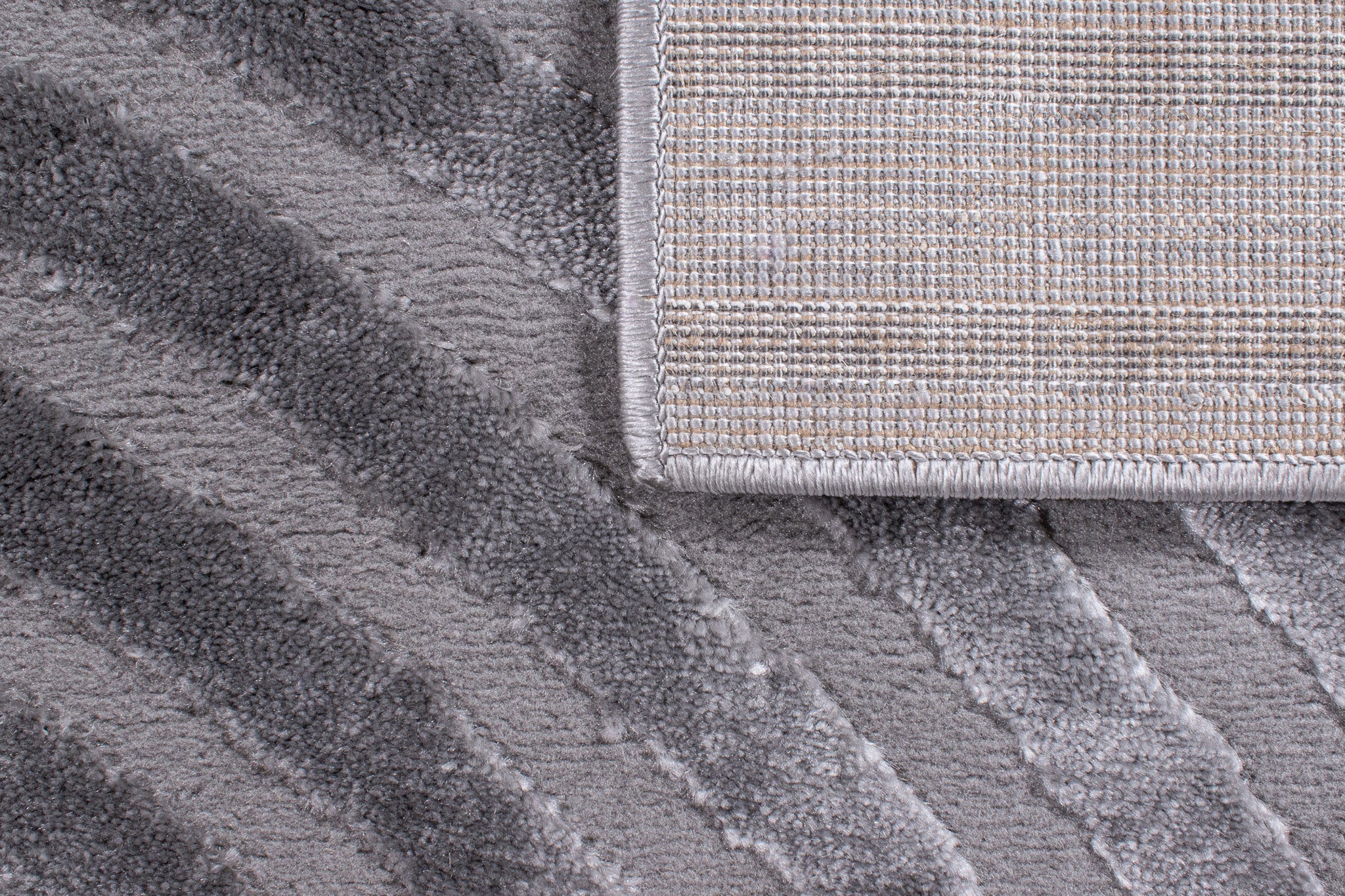 Tapis Bianca 157 - Motif Graphique - Gris - Intérieur