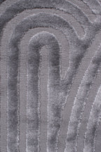 Tapis Bianca 157 - Motif Graphique - Gris - Intérieur