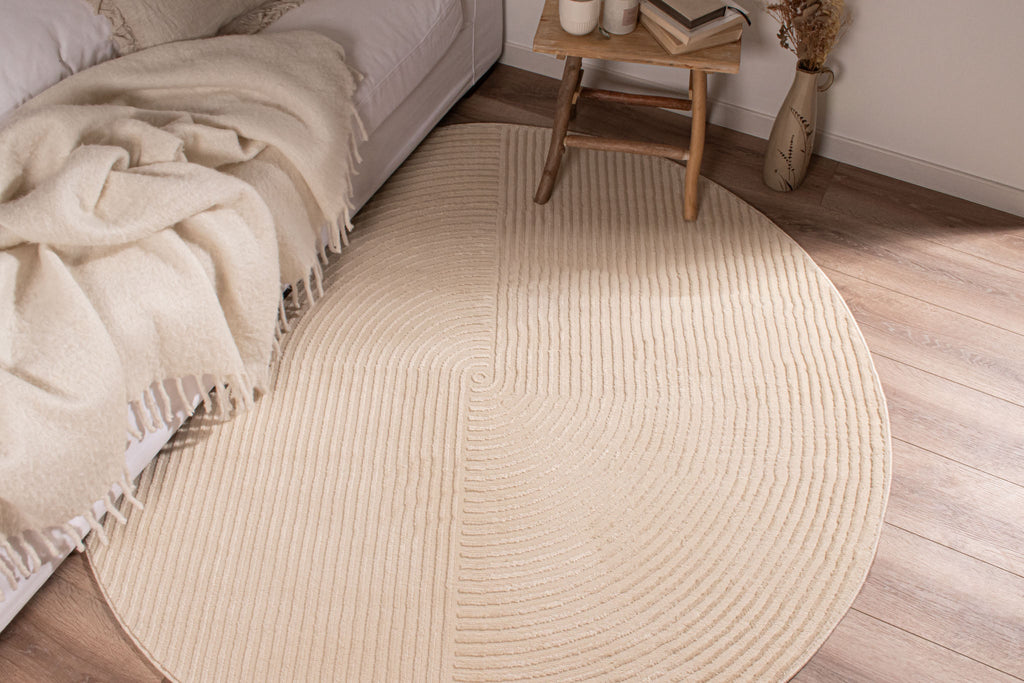 Tapis Bianca 159 - Motif Graphique - Creme - Intérieur