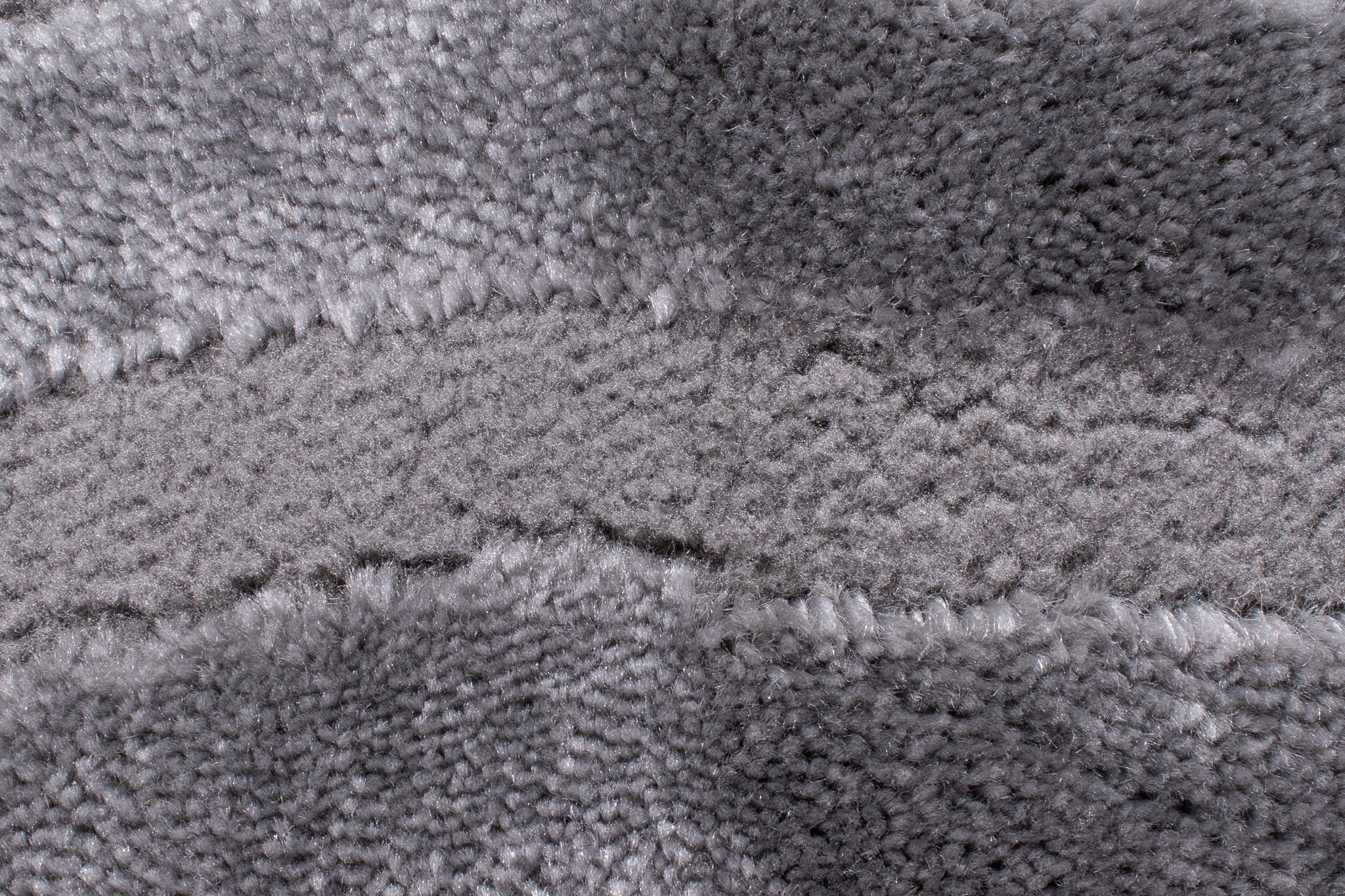 Tapis motif géométrique poils en relief gris : BIA159GRI BIANCA