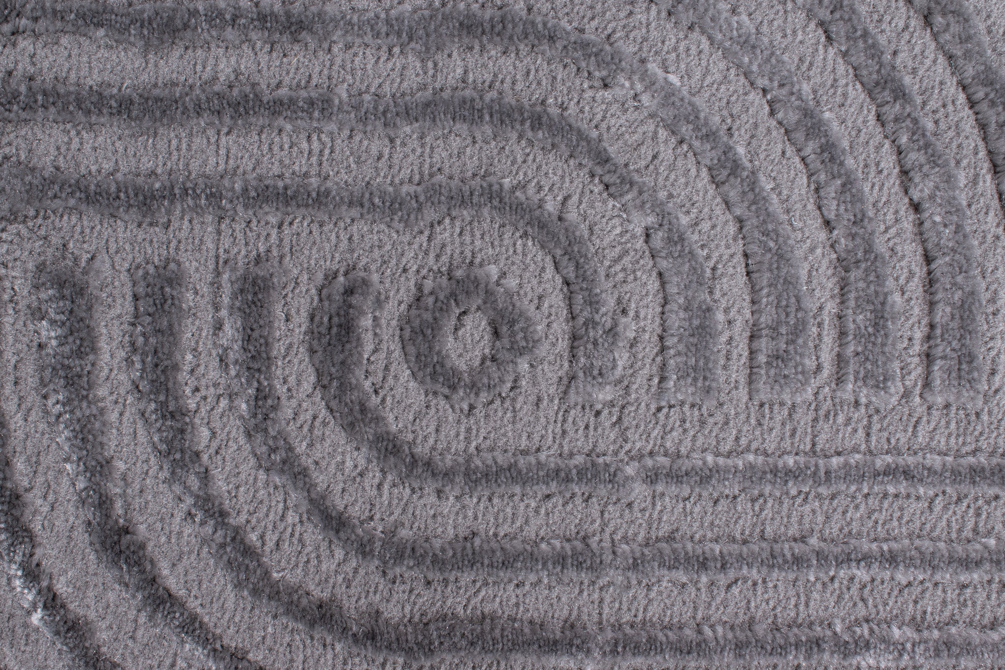Tapis motif géométrique poils en relief gris : BIA159GRI BIANCA