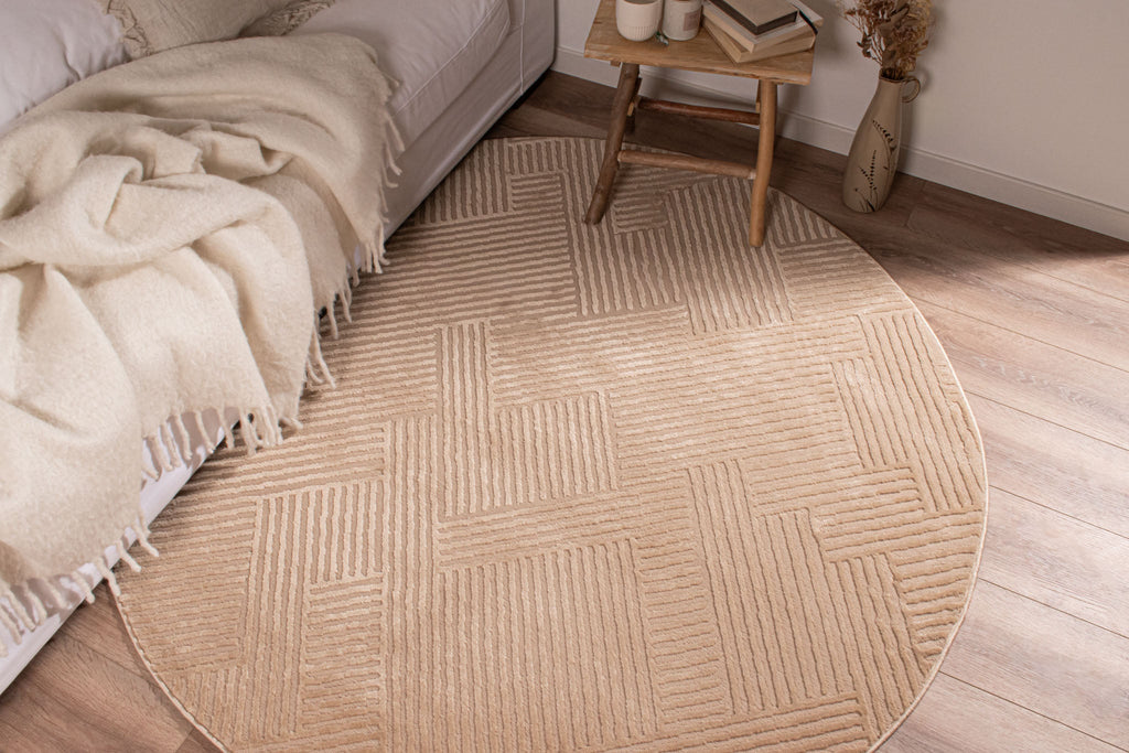 Bianca - Tapis D'Intérieur - Polypropylène - Beige
