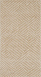 Tapis intérieur poils en relief beige : BIA160BEI BIANCA