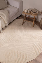 Bianca - Tapis D'Intérieur - Polypropylène - Creme