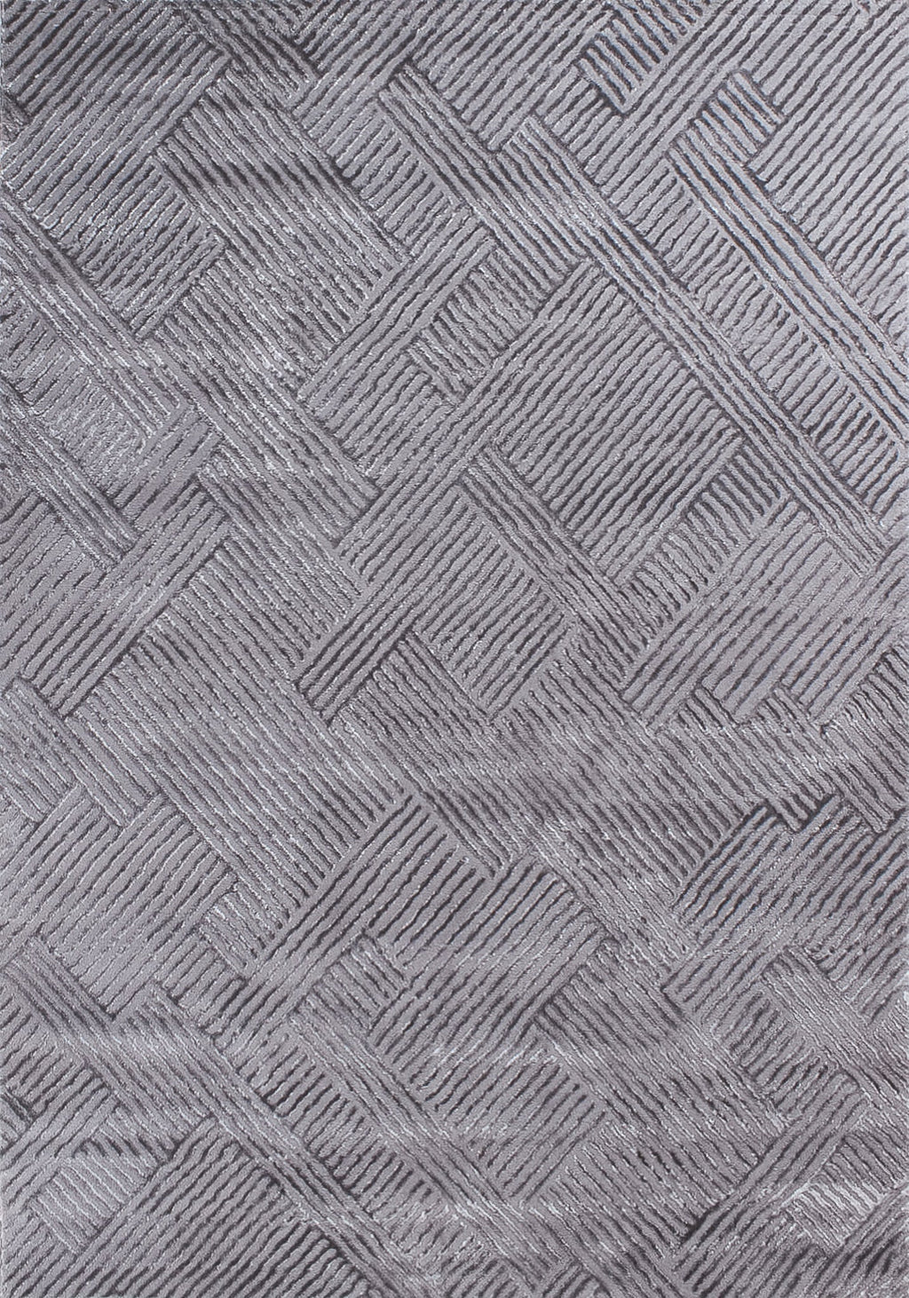 Tapis Bianca 160 - Motif Graphique - Gris - Intérieur