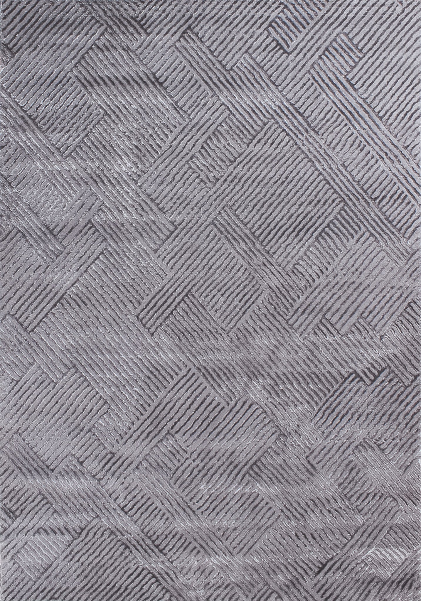 Tapis Bianca 160 - Motif Graphique - Gris - Intérieur