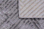 Tapis Bianca 160 - Motif Graphique - Gris - Intérieur