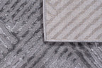 Tapis intérieur poils en relief gris : BIA160GRI BIANCA
