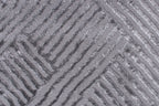 Tapis intérieur poils en relief gris : BIA160GRI BIANCA