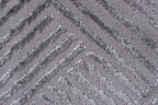 Tapis intérieur poils en relief gris : BIA160GRI BIANCA