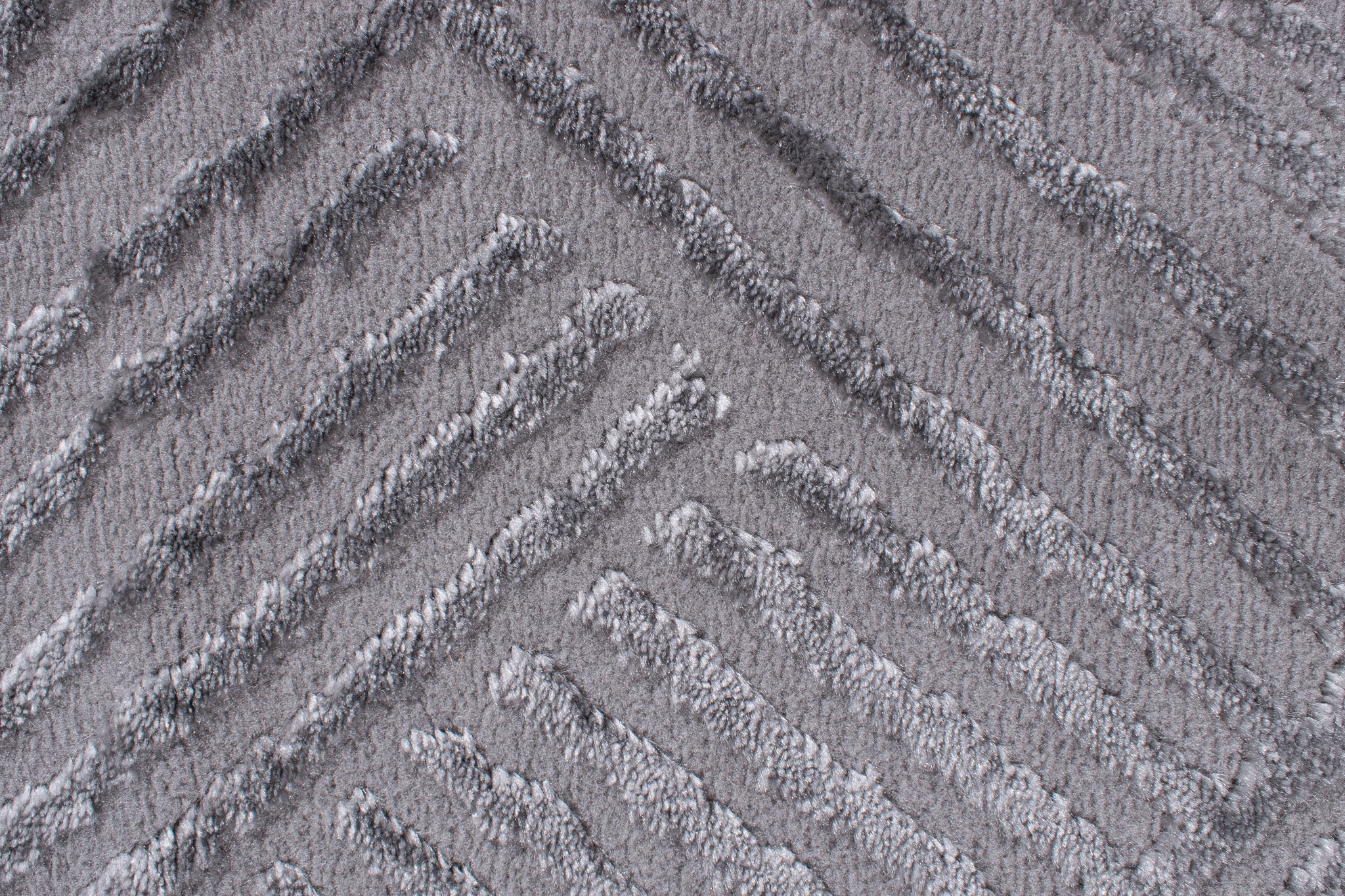 Tapis intérieur poils en relief gris : BIA160GRI BIANCA