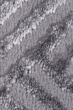 Tapis intérieur poils en relief gris : BIA160GRI BIANCA