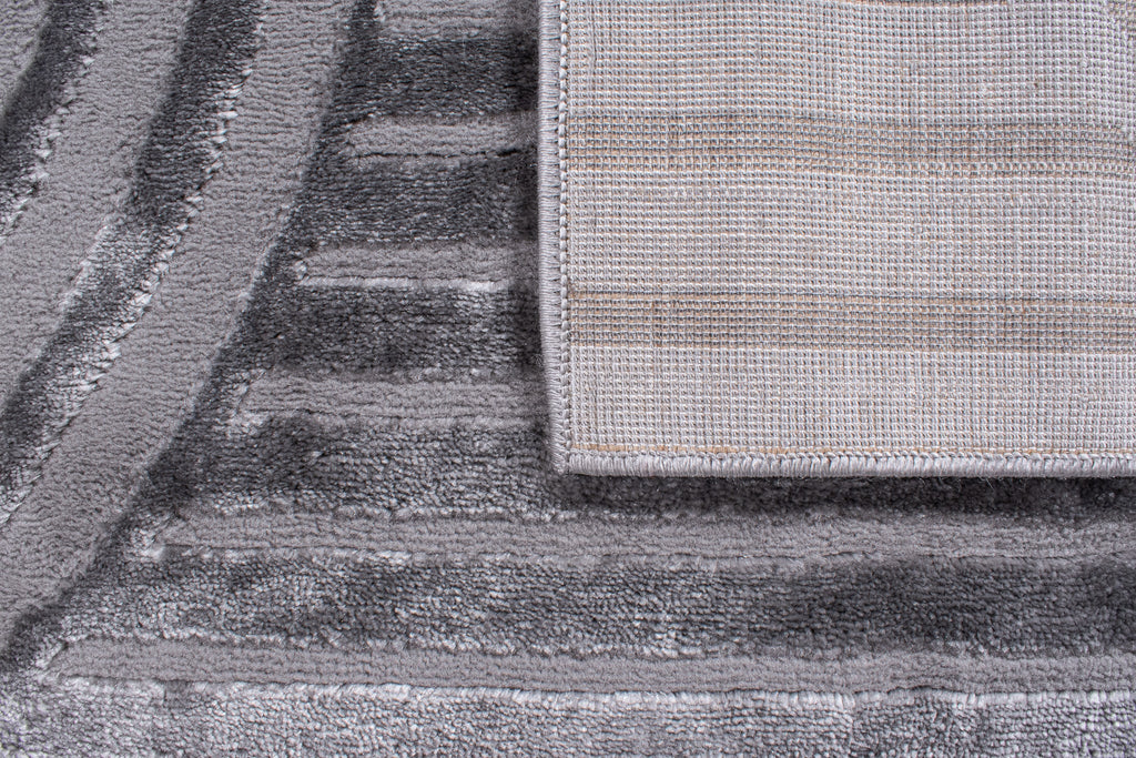 Tapis Bianca 163 - Motif Graphique - Gris - Intérieur