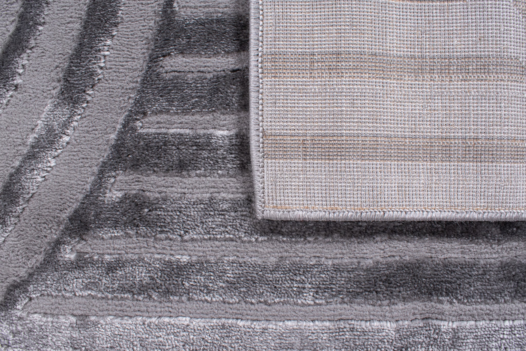 Tapis Bianca 163 - Motif Graphique - Gris - Intérieur