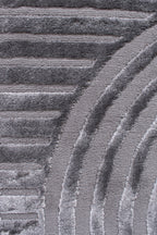 Tapis Bianca 163 - Motif Graphique - Gris - Intérieur