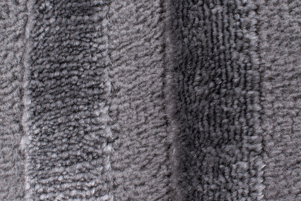 Tapis motif en relief gris : BIA163GRI BIANCA