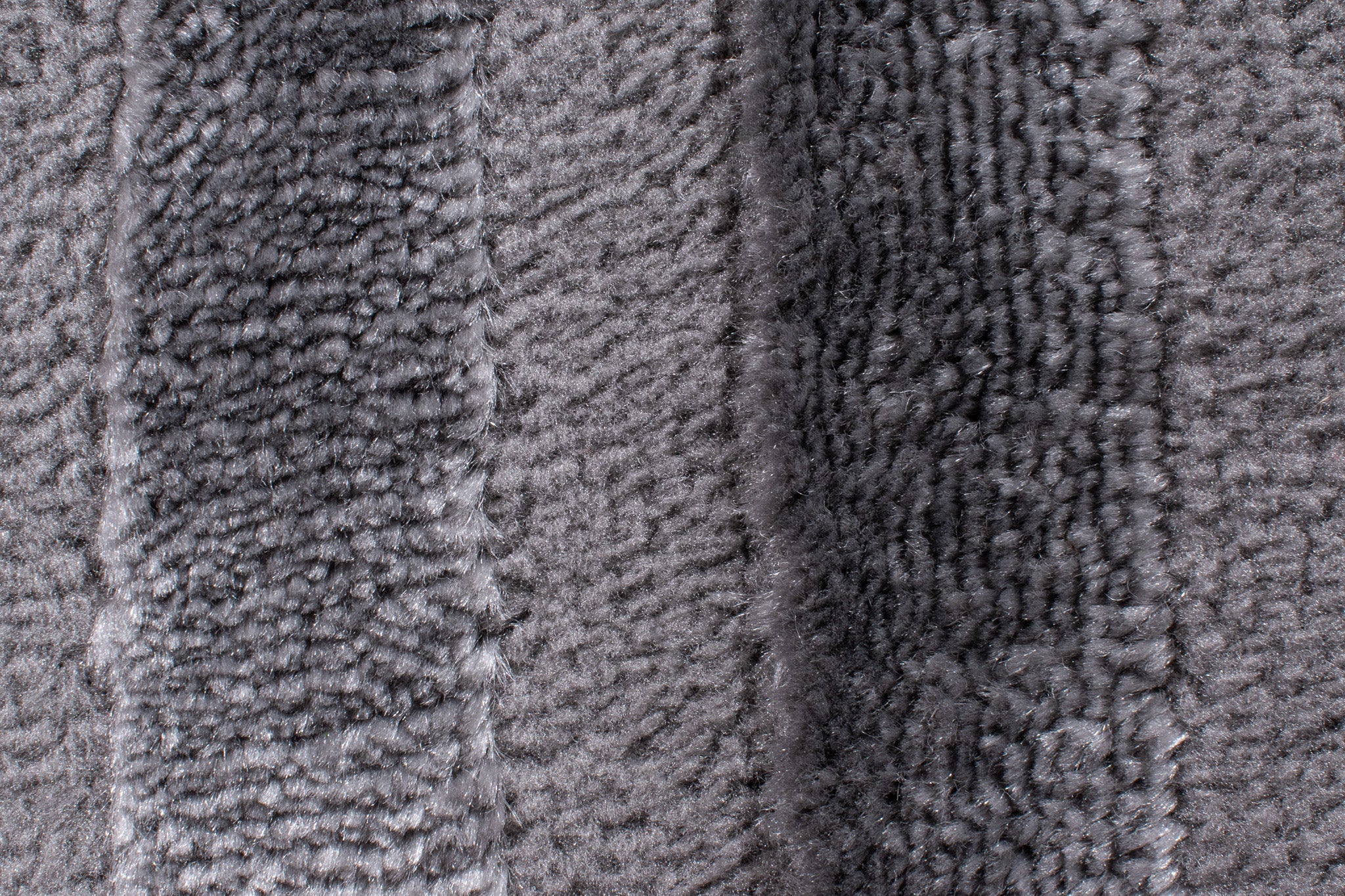 Tapis motif en relief gris : BIA163GRI BIANCA