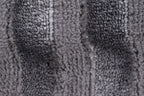 Tapis motif en relief gris : BIA163GRI BIANCA