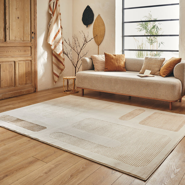BIANCA - Tapis moderne crème - BIA171CRE BIANCA