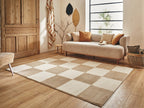 Tapis Bianca 172 - Motif Géométrique - Creme / Beige - Intérieur