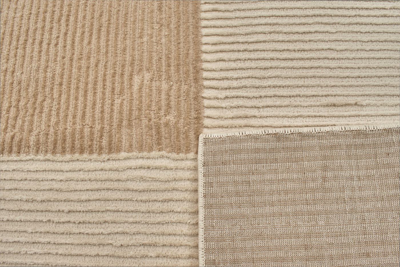 Tapis Bianca 172 - Motif Géométrique - Creme / Beige - Intérieur